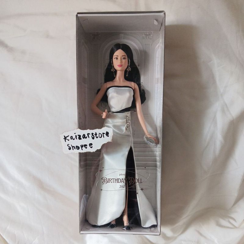 Barbie ptmi Birthday Doll 2025 Ethereal Elegance of White Valentine Limited Edition Balck and White