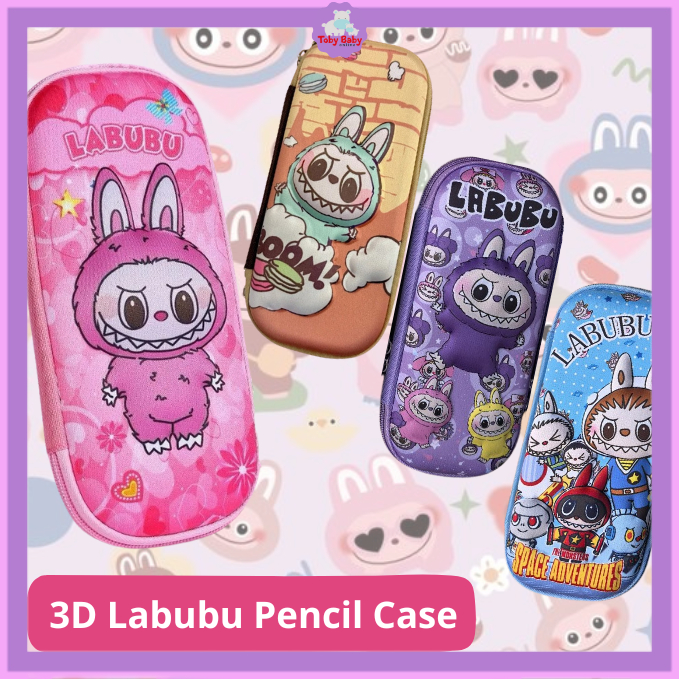 

Kotak Pensil 3D Timbul Karakter Labubu Anak Sekolah Tempat Penyimpanan Alat Tulis Impor Premium EVA