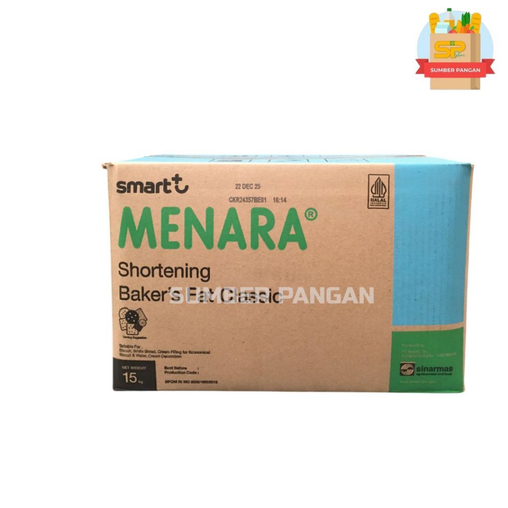 

MENARA SHORTENING BAKERS FAT CLASSIC @15 KG