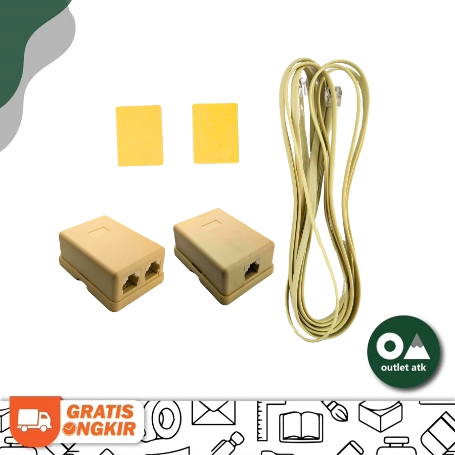 Kabel Telepon & Roset Telepon RJ11 - Box Terminal Kabel Telepon
