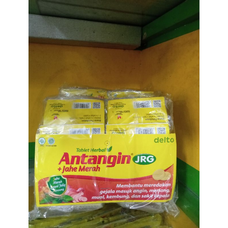 

Deltomed Antangin jrg tablet herbal + jahe merah @ 10 Bks