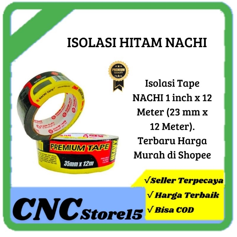 

ISOLASI HITAM 23MMX12M NACHI