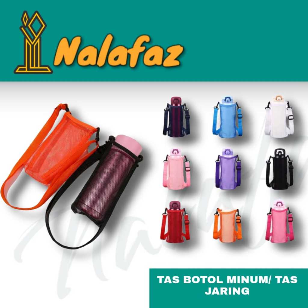 Tas Botol Minum Tas Jaring Botol Minum Selempang Unik