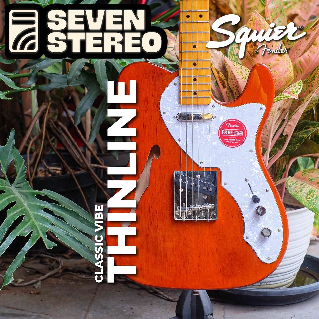 Squier Classic Vibe 60s Telecaster Thinline Electric Guitar