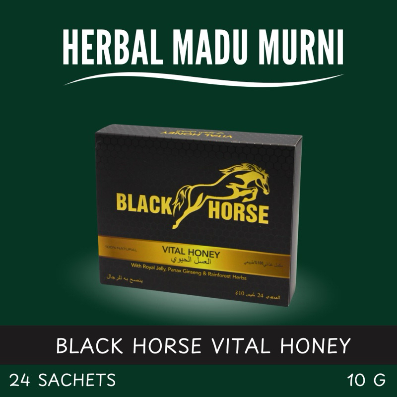 

Madu Black Horse Vital Original - 24 Sachet - Kuat & Alami