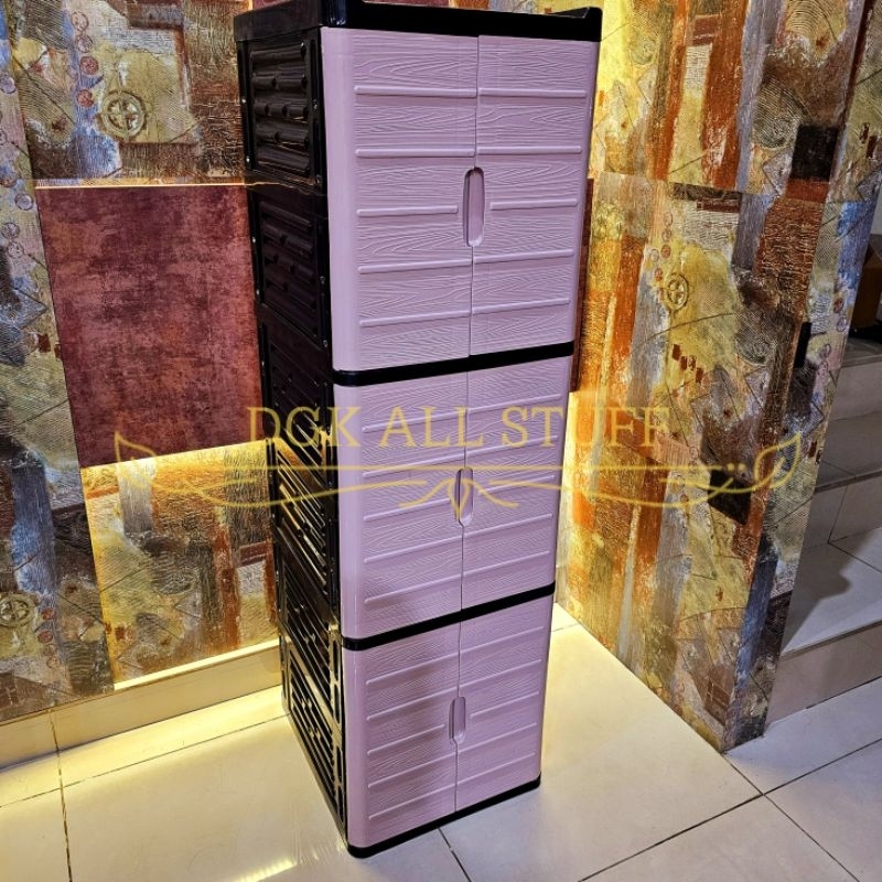 Lemari Baju Pakaian Mini Kecil 6 ENAM 5 LIMA 4 EMPAT SUSUN TINGKAT Anak Bayi Serbaguna Serba guna Pl