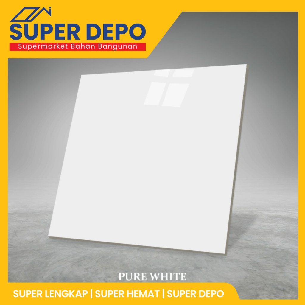 GRANITE VALENTINO GRESS 60X60 CM - PURE WHITE