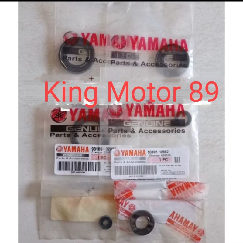 Seal sil mesin kit set ygp f1zr Fizr force zr alfa sigma as kruk slah operan stut atas engkol gear