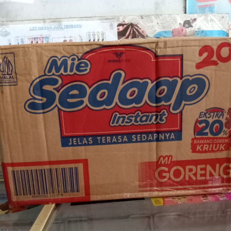 

Mie sedaap goreng 1 dus
