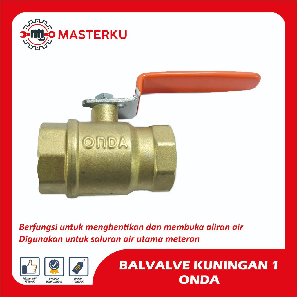 Balvalve Kuningan Onda 1 / Stop Kran