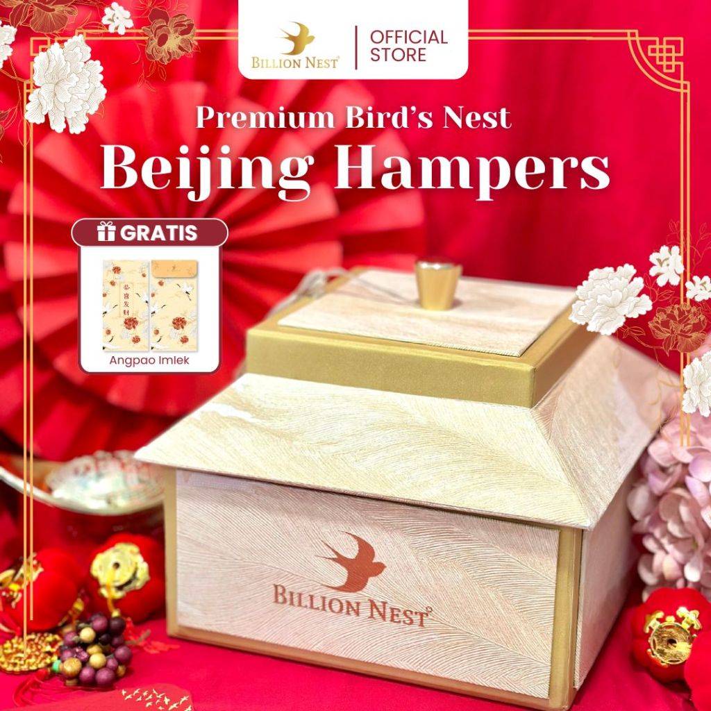 

READY STOCK Billion Nest Imlek/CNY EXCLUSIVE Hampers Sarang Burung Walet (Premium Hardbox) FREE ANGPAO