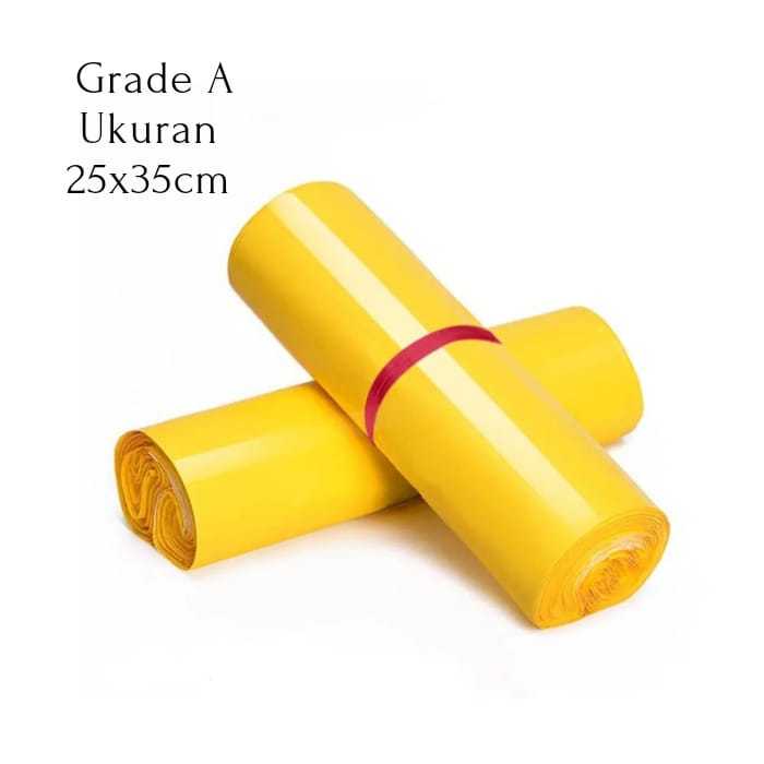

(25x35) Plastik Polymailer Kuning Grade A isi 100pcs