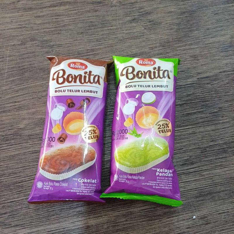 

Roma Bonita Bolu Telur Lembut 30 Gr