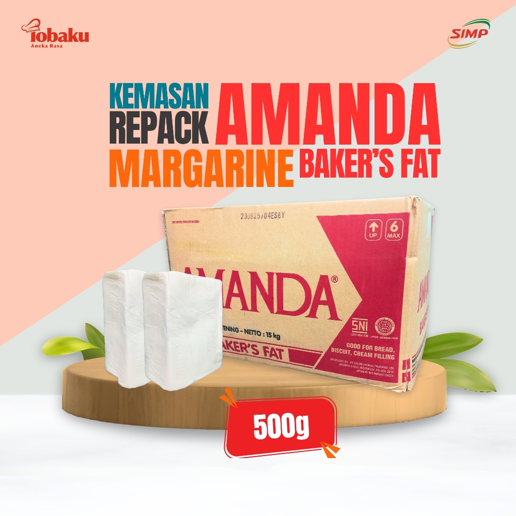 

AMANDA BAKER'S FAT Margarin Repack 500g _