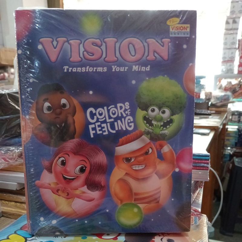 

Buku tulis Vision 38 lembar / pak isi 10. motif sampul random