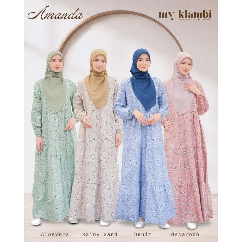 AMANDA DRESS- GAMIS KATUN - GAMIS CANTIK