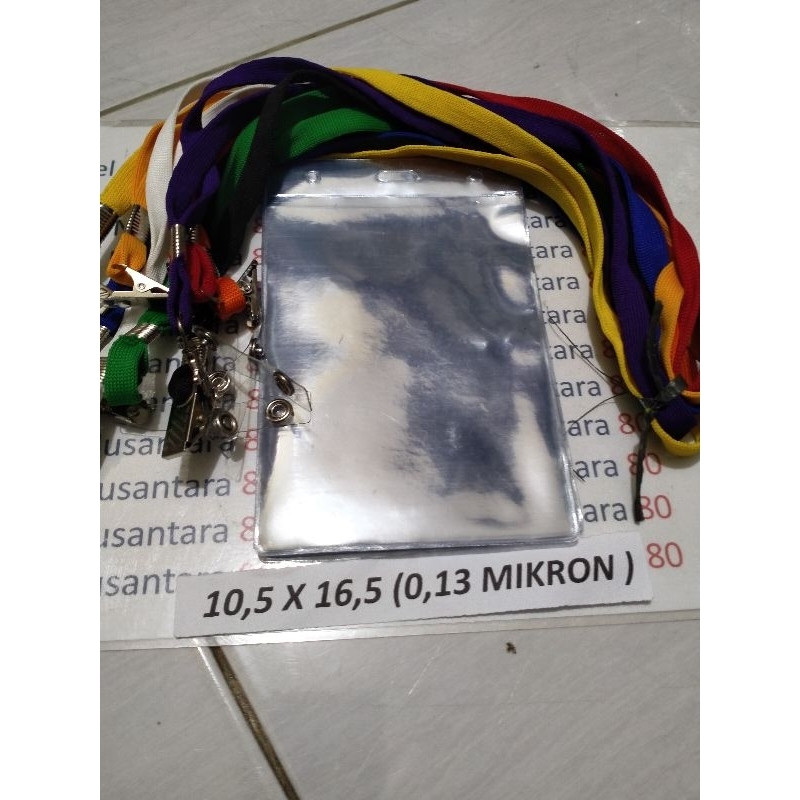 

Paket Tali 1cm jepit + plastik panitia uk 10,5x16,5 cm tebal plastik 0, 13 mikron isi paket 10 pcs