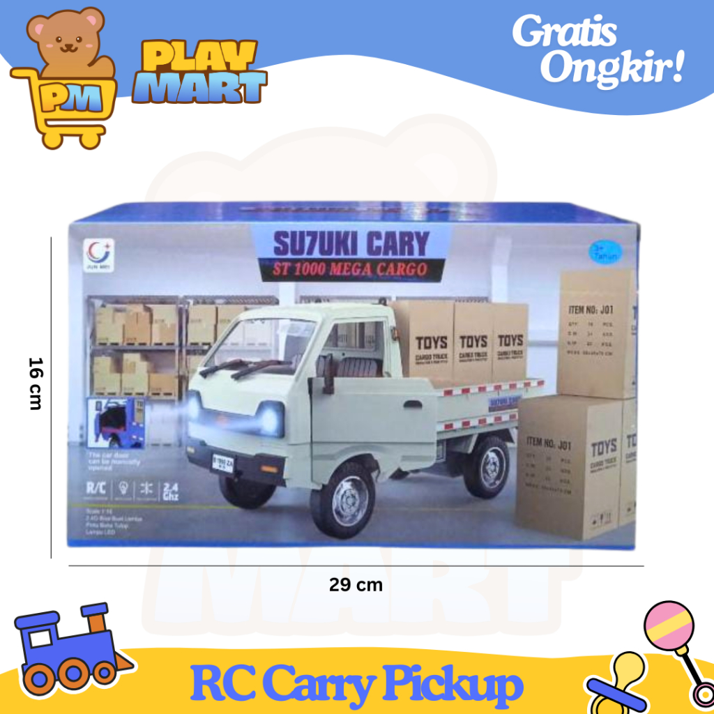 Mainan Anak Mobil Remote Control Pickup Carry Mainan Anak Mobil Mobilan Remote Control