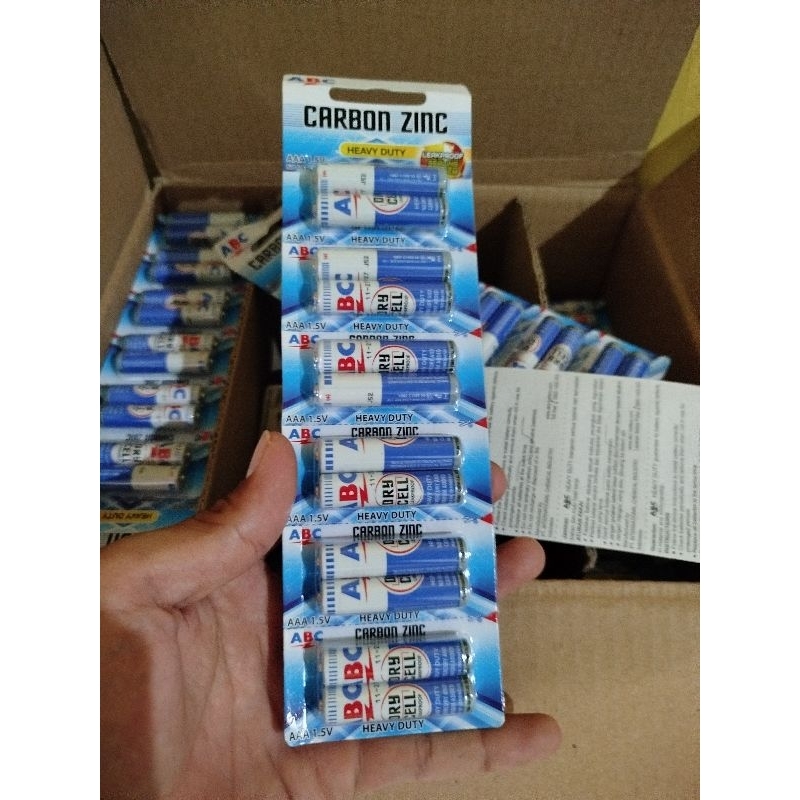 Baterai ABC AAA Biru 1,5v/ 1renceng isi 6psg