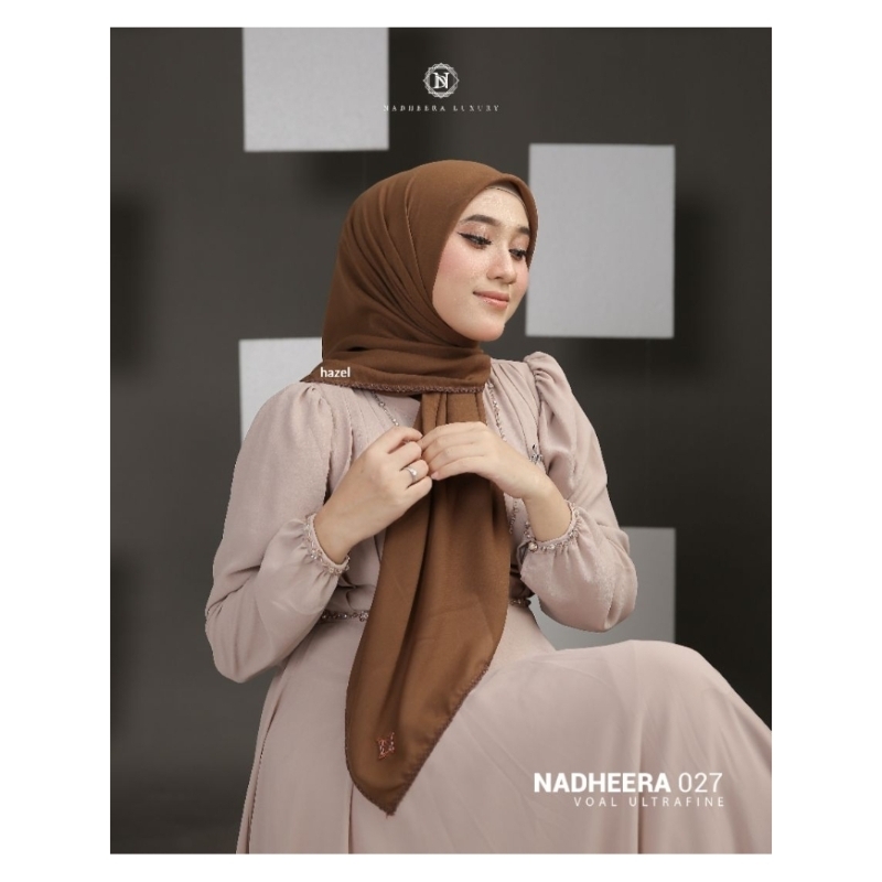 NADHEERA 027 ORI BY NADHEERA LUXURY hijab segi empat