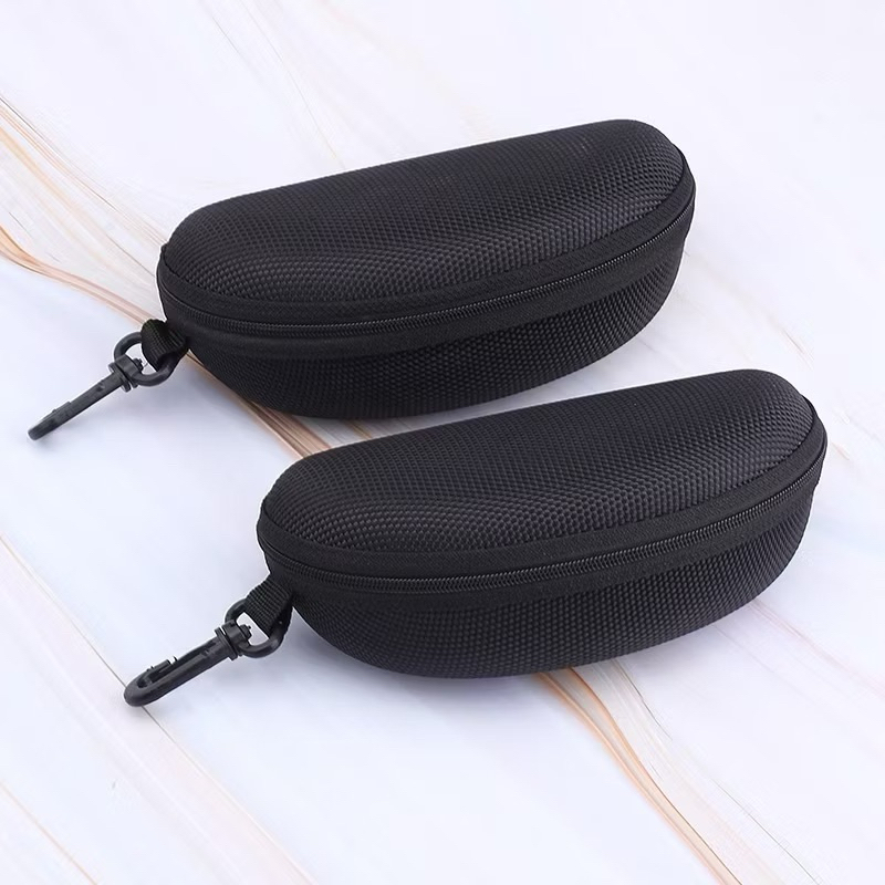 (BOX RESLETING) Kotak Kacamata Reseleting Box Sunglasses Tempat Kacamata Resleting Waterproof Hardca