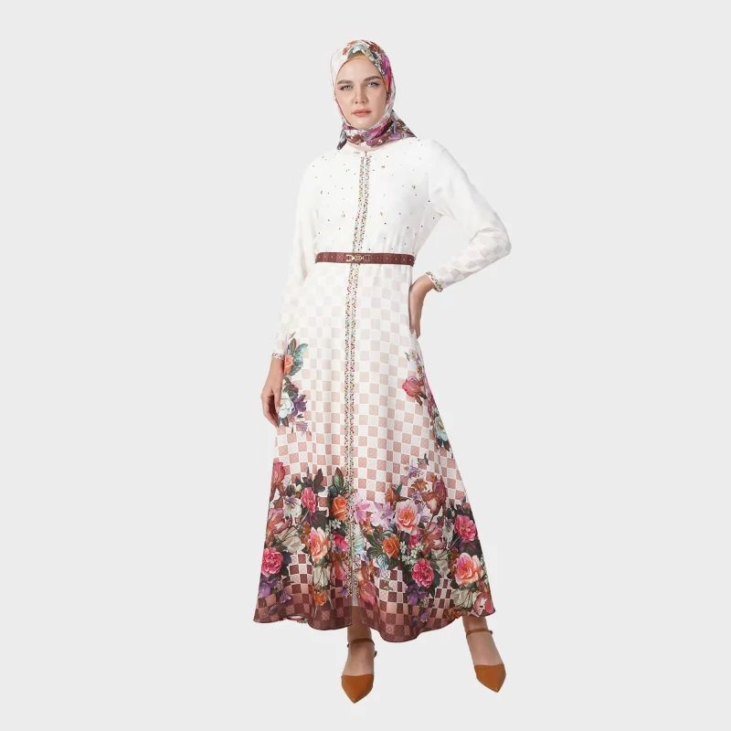 Hikmat A300-04 Abaya Warna White