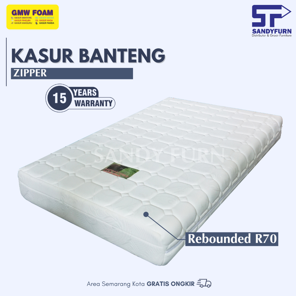 GMW Foam - Kasur Busa - Banteng R70 - Zipper