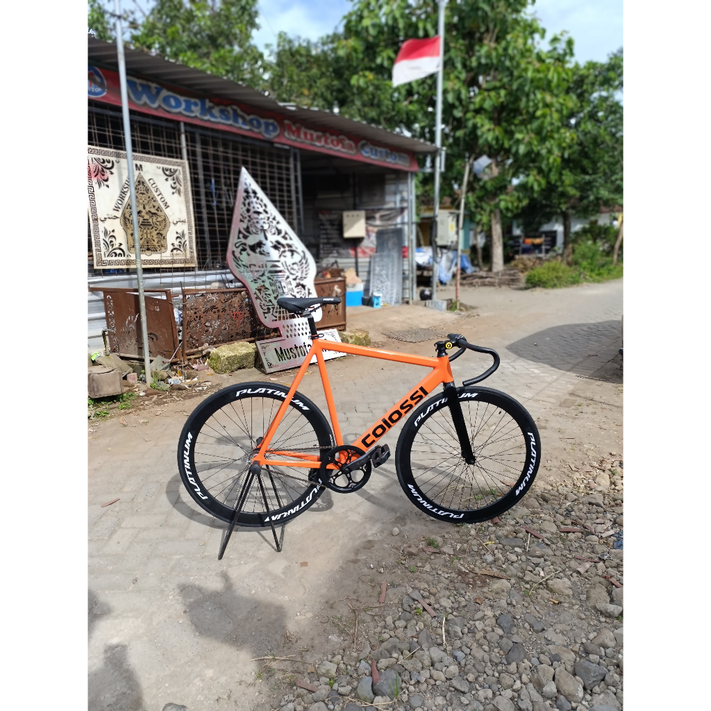 Fullbike Sepeda Fixie Custom Model Colossi Hi-ten Steel - MustofaCustom