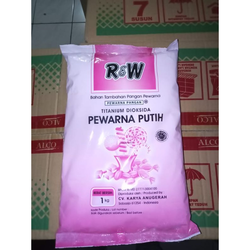 

R&W Pewarna Putih Makanan Titanium Dioksida 1 kg