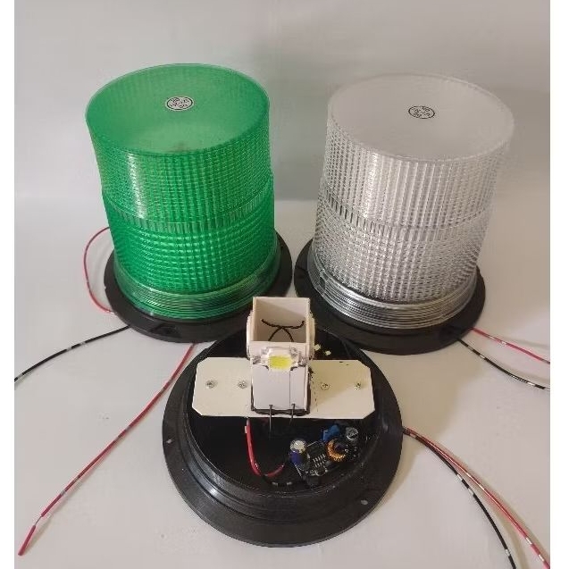 Lampu Rotari 1x kedip menggunakan 4 Led HPL 12/24 Volt