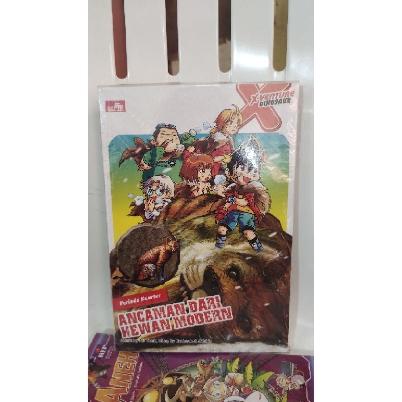 komik x-venture dinosaur ancaman dari hewan modern