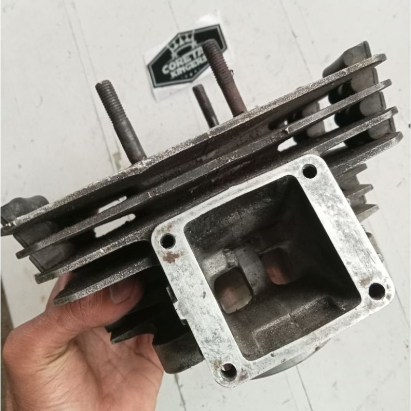 SILINDER BLOK / CYLINDER BLOCK / BURING RXS RKS RX-SPESIAL 4X8 Y-3 OS 75 MENTAH NO OB NO PORTING ORI