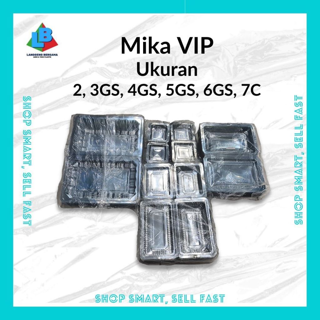 MIKA VIP 2, 3 GS, 4 GS, 5 GS, 6 GS, 7C Isi 50 Pcs Warna Bening