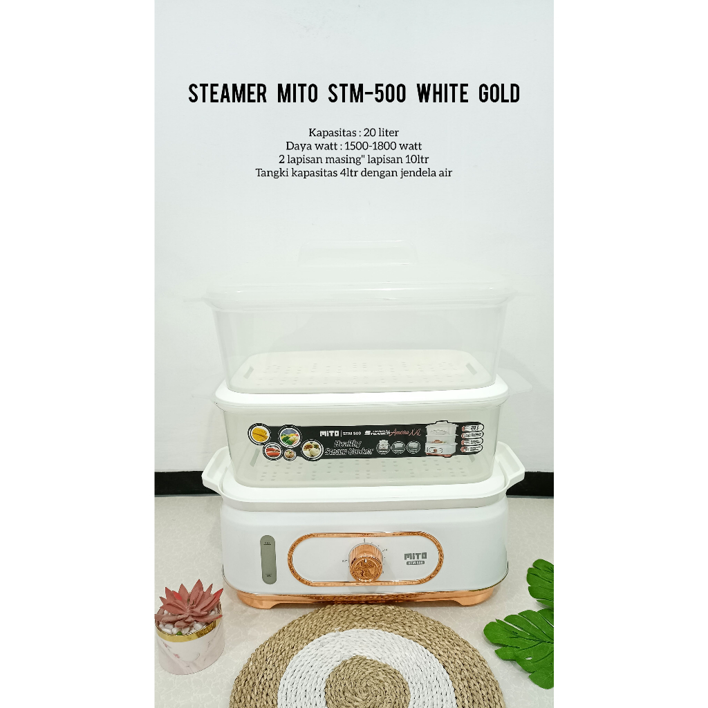 STEAMER MITO STM-500 WHITE GOLD