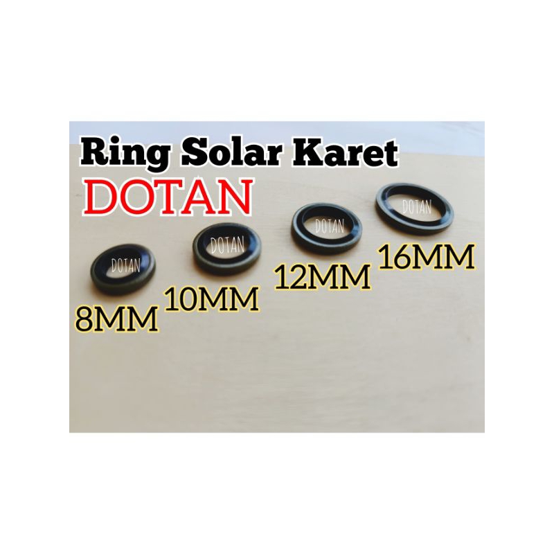100pcs ring solar 8mm 10mm 12mm 14mm 16mm ring karet