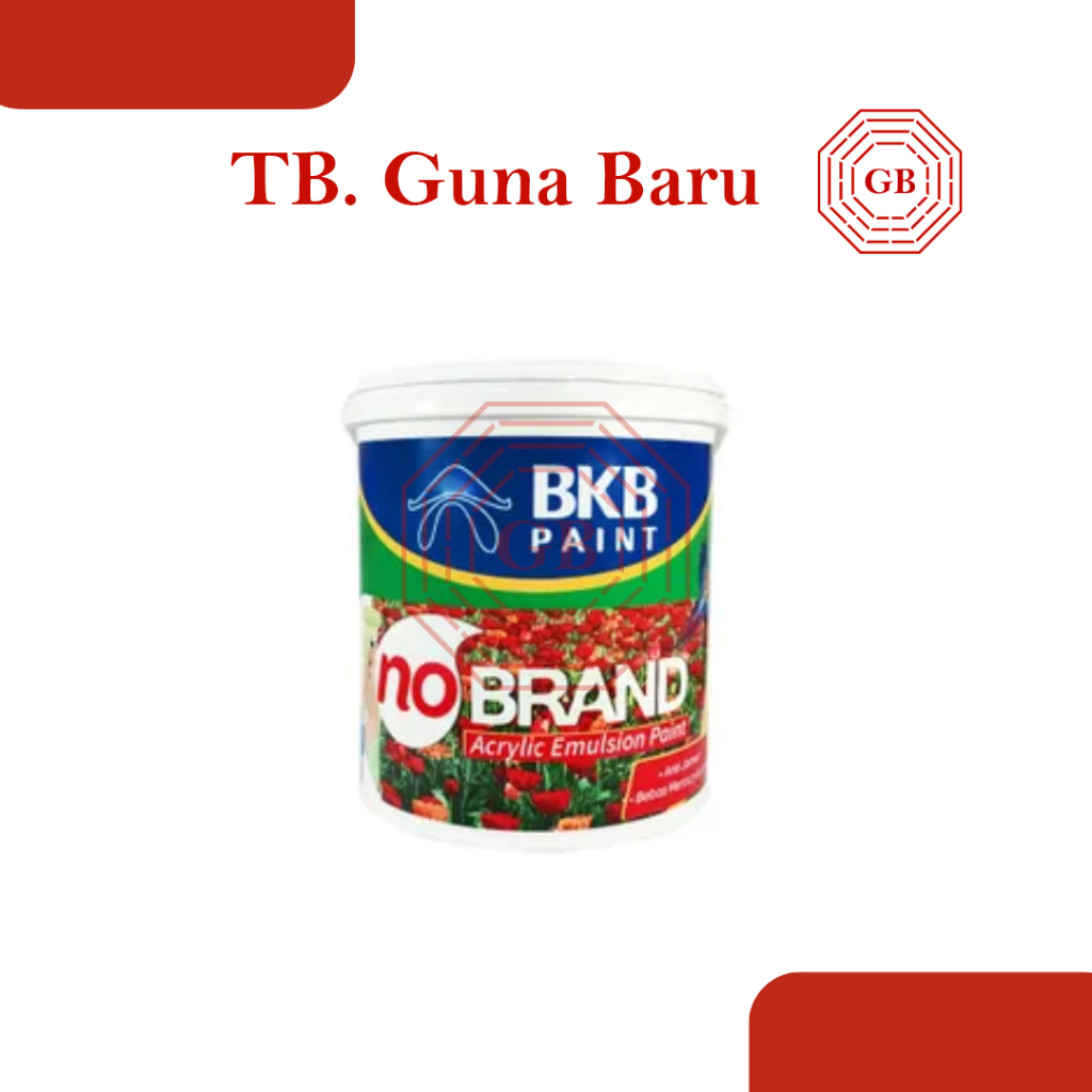 Cat Tembok Bkb Paint No Brand Putih Ukuran Galon 5kg