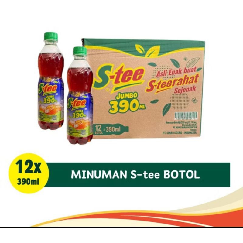 

S-tee 1 karton isi 12 botol @390ml