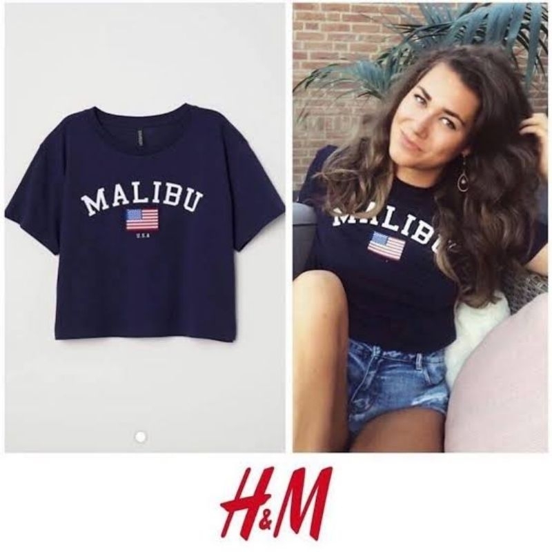baju crop preloved H&M