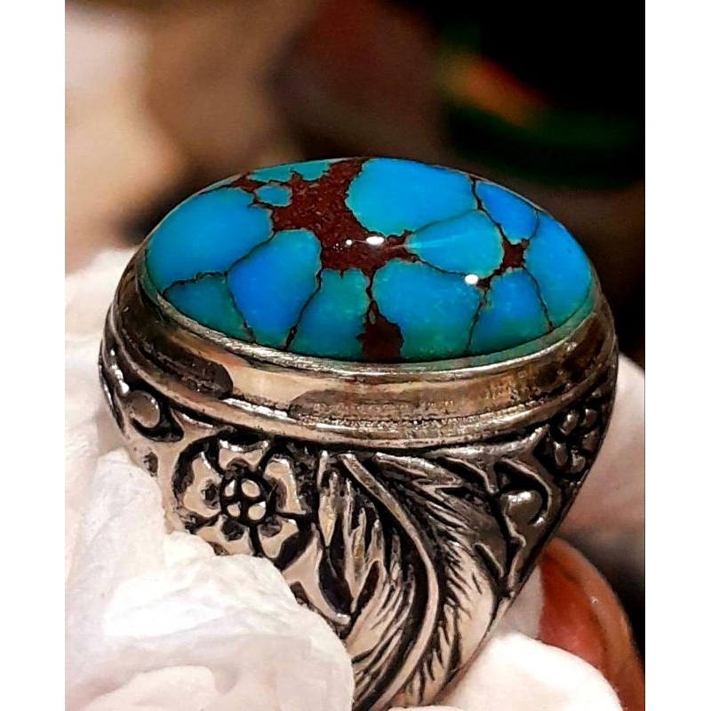 Pirus Persia gradasi biru ceplok kuro urat emas HQ