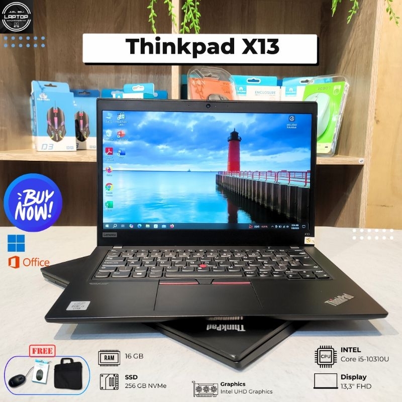 Laptop murah Lenovo Thinkpad X13 Ram 16 GB