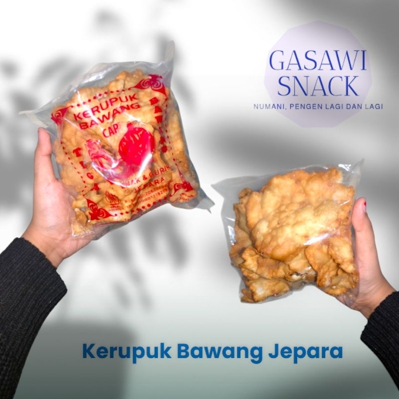 

Kerupuk Pangsit Bawang Cap Tiga Bawang Oleh Oleh Khas Jepara Snacks