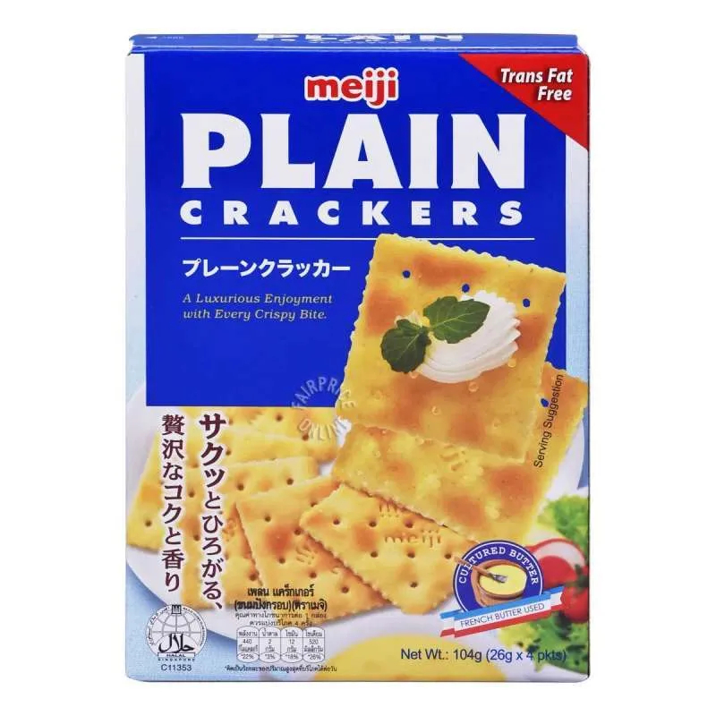 

Meiji Plain Crackers 104gr