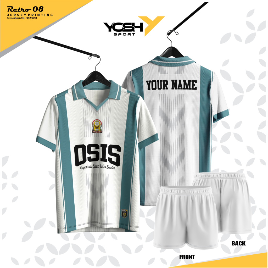 JERSEY VINTAGE RETRO jersey vintage retro OSIS ORGANISASI SISWA SEKOLAH