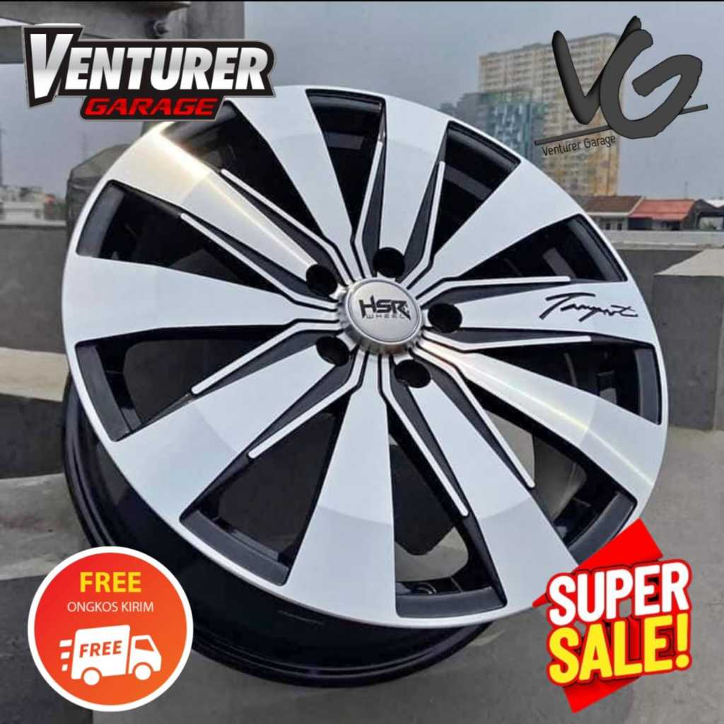Velg mobil hrv innova x pander ertiga luxio murah ring 17 velg hsr wheel tempest surabaya