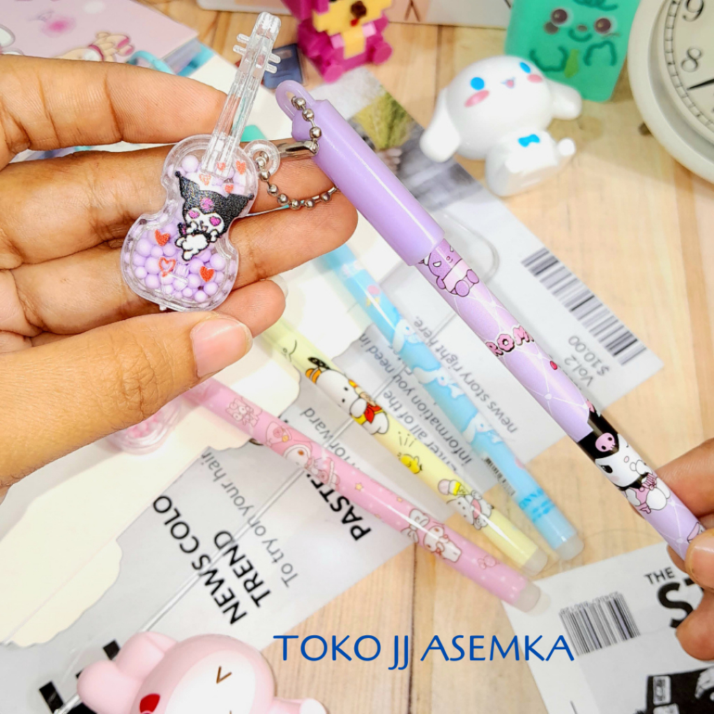 

PULPEN BIOLA SANRIO PEN GANTUNGAN MANIK BOLPEN PULPEN PENA ATK SEKOLAH ANAK LUCU ATK MURAH COD