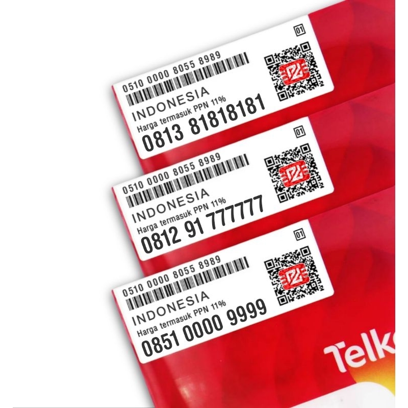Nomor Cantik Telkomsel Prabayar Spesial Seri Panca Hexa Sapta
