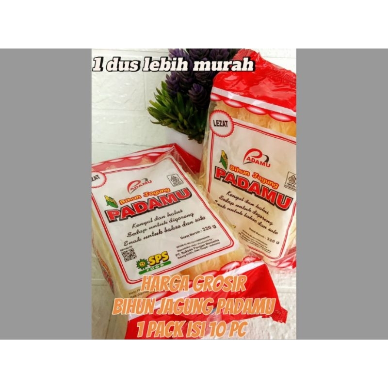 

Bihun jagung cap padamu 350 gr per 1 pcs