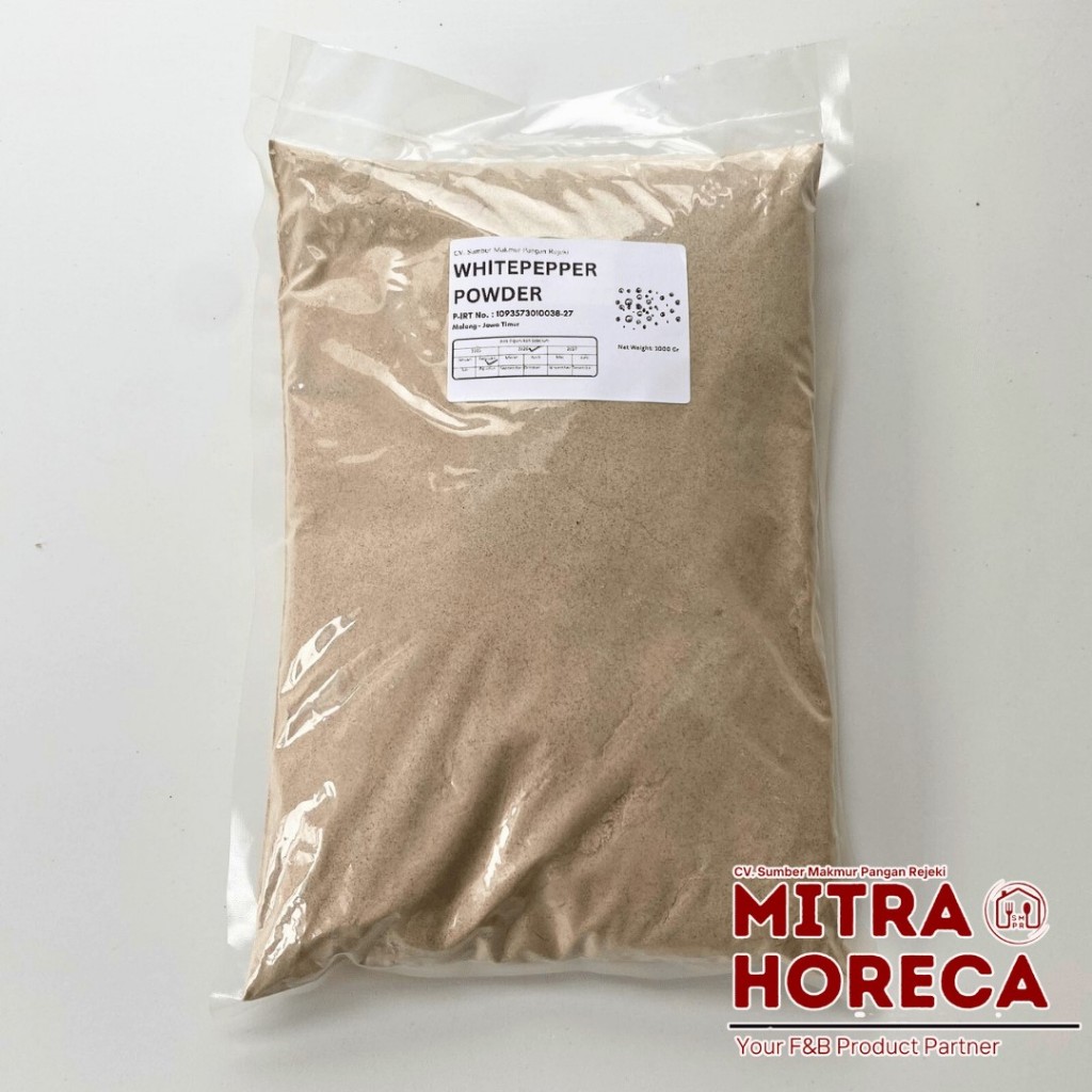 

MITRA HORECA Lada Putih Bubuk 1 Kg / Merica Putih Super / Lada Putih Alami