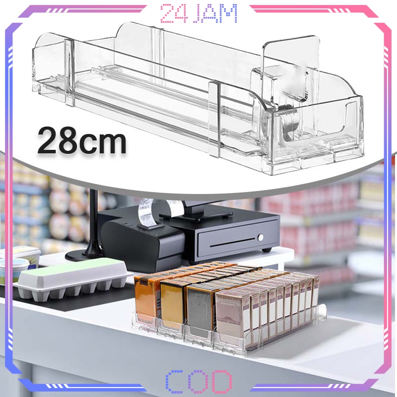 28cm Pusher Rokok Display Rokok Akrilik Display Rokok Rak Display Rokok Dengan Pendorong