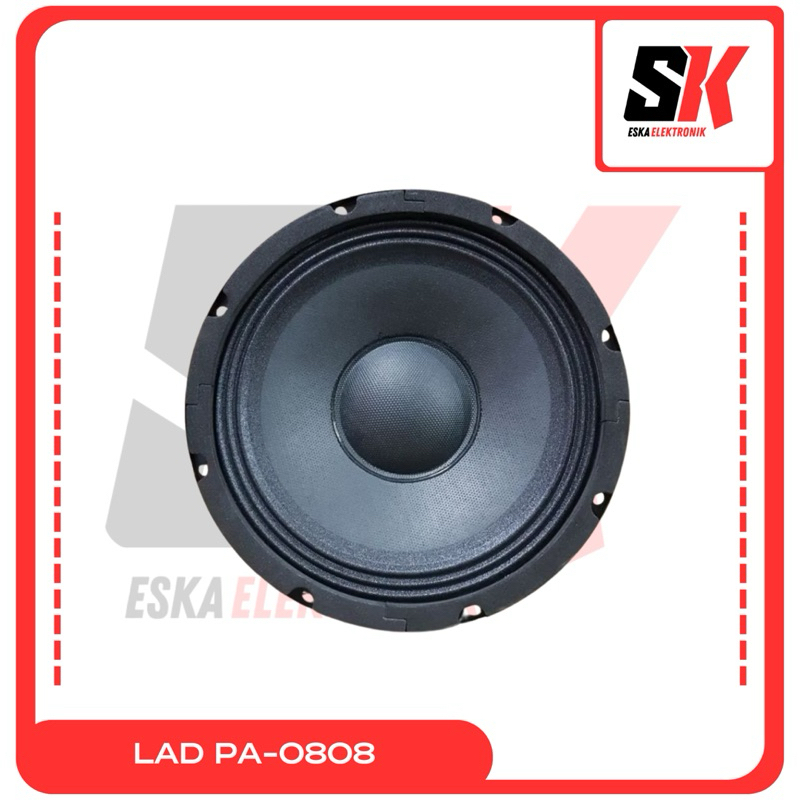 speaker 8 inch LAD PA-0808 middle 150 watt